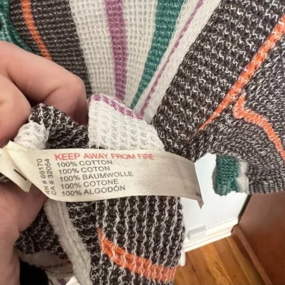 Free People Multicolor Striped Button Down Shirt - Picture 7 of 8